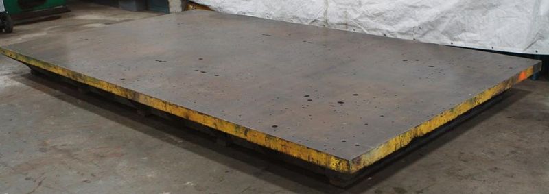 15' X 9' X 12.5' CAST SURFACE PLATE: STOCK 63697