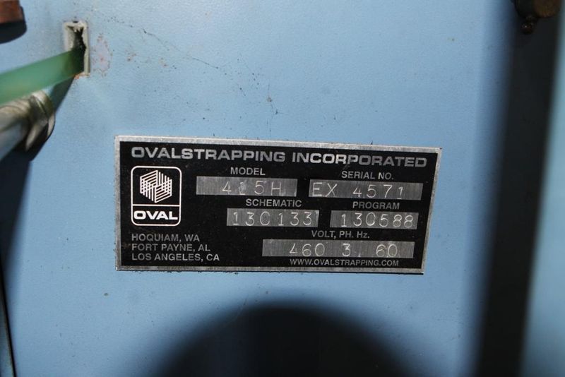 OVAL STRAPPING MODEL #415H AUTOMATIC STRAPPER: STOCK #63806