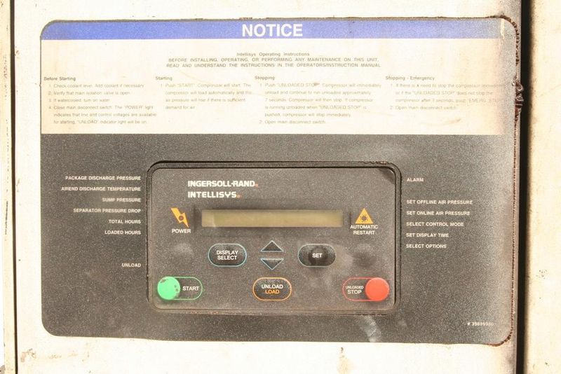 100 HP INGERSOLL RAND AIR COMPRESSOR: STOCK #63733