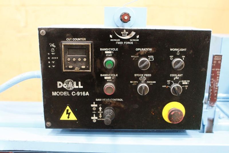 9" X 16" DOALL MODEL C916A HORIZONTAL BANDSAW STOCK: #63375