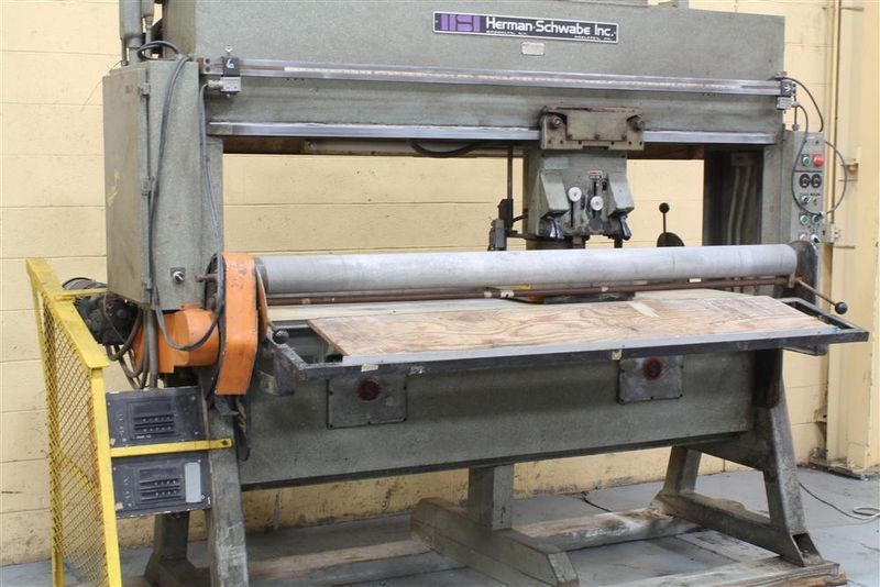 25 TON HERMAN SCHWABE MODEL #ATH TRAVELING HEAD PRESS: STOCK #58222