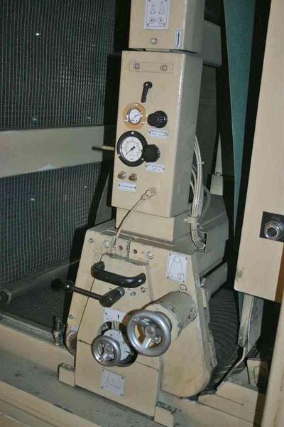 36" WIDE A E M/WEBER PASS THROUGH BELT GRINDER: STOCK #52373
