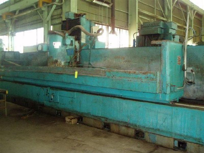18" X 168" THOMPSON HYD VERTICAL SPINDLE SURFACE GRINDER: STOCK #50561