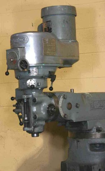 1-1/2 HP BRIDGEPORT VERTICAL MILL: STOCK #18645