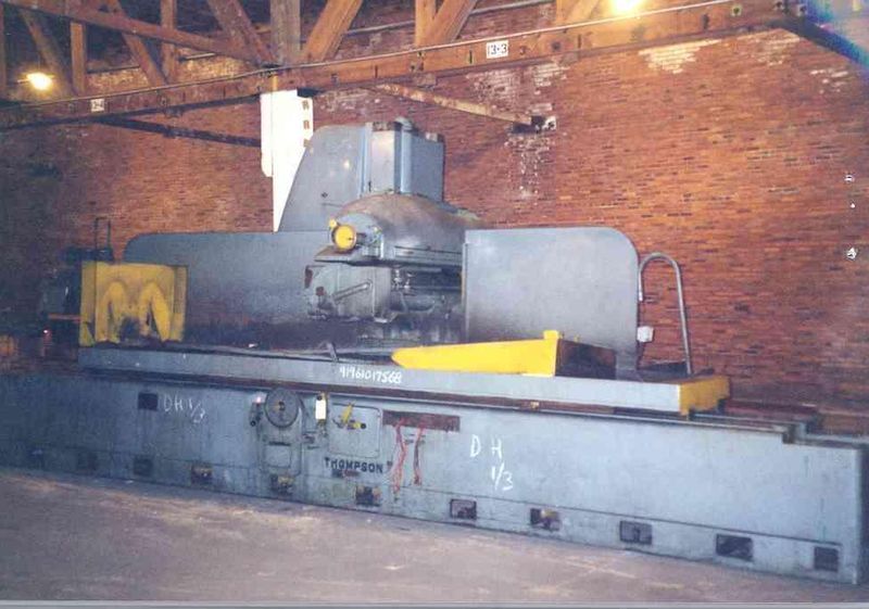 36" X 120" THOMPSON SURFACE GRINDER:  STOCK #8146