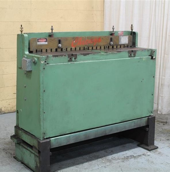 4' X 14 GA DREIS & KRUMP HYDRAULIC POWER SHEAR: STOCK #61657