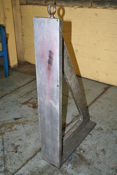 48" X 8" X 18" ALUMINUM ANGLE PLATE: STOCK #55461