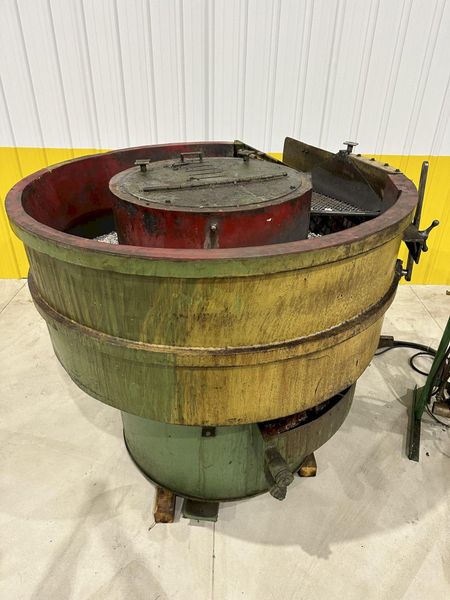 12 FT HAMMOND ROTO-FINISH MODEL #ST-12 ROTARY BOWL VIBRATORY PARTS DEBURRING FINISHER: STOCK #20