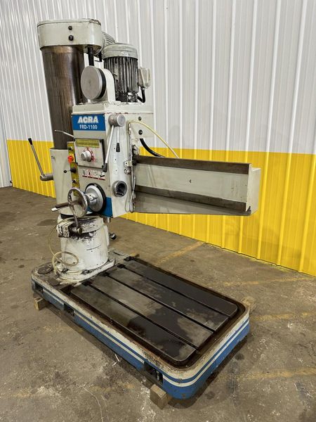 3' X 11" ACRA MODEL #FRD-1100 RADIAL DRILL: STOCK #19811