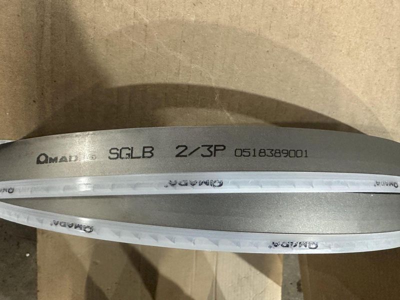 (7) 1-1/4" x .042" AMADA M-42 HSS BANDSAW BLADES: STOCK # 18378