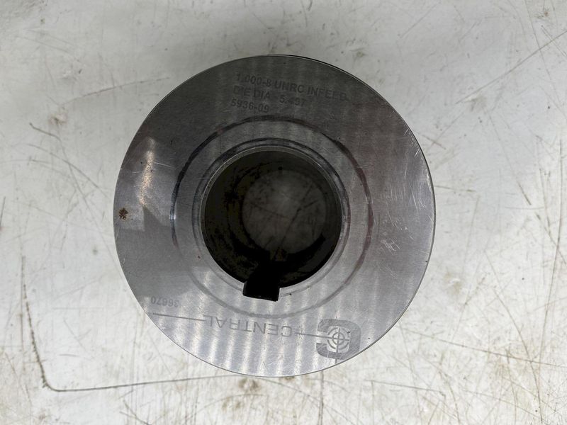(2) 1.000-8 UNRC INFEED DIE DIA 5.497 / 593609 CENTRAL 36670: stock 16368