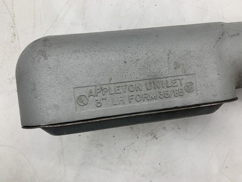 APPLETON 3" LR UNILET FORM 35/85, 2-1/2"-3" CONDUIT BODY COVER - STOCK #15487