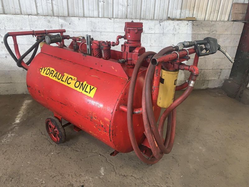 50 GALLON MOBILE PNEUMATIC FLUID TRANSFER TANK: STOCK #12292