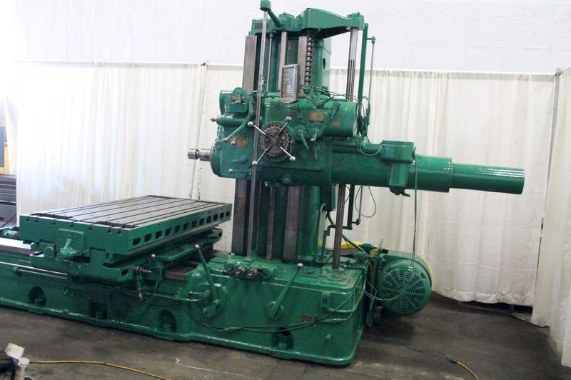 4" GIDDINGS & LEWIS #340-T HORIZONTAL TABLE TYPE BORING MILL: STOCK #72715