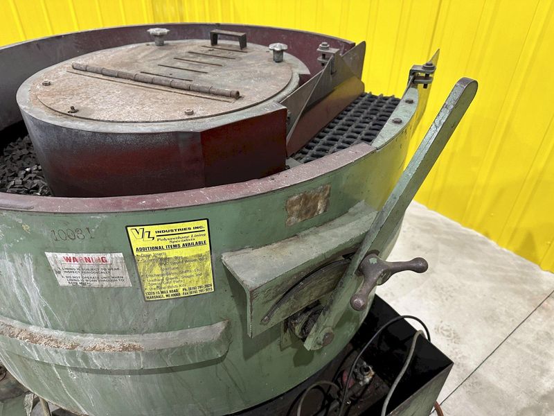10.5 FT HAMMOND ROTOFINISH MODEL #ST-10 ROTARY BOWL VIBRATORY PARTS DEBURRING FINISHER: STOCK #2