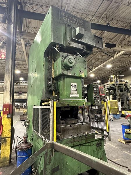 200 TON STAMTEC MODEL #G1-200 (NEW 2000) GAP FRAME PRESS, 7.87" STROKE: STOCK #20020