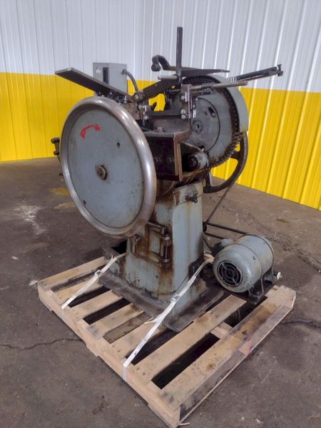 1963 LUDWIG GREFE MODEL #0 FLAT DIE THREAD ROLL THREADER: STOCK #19184