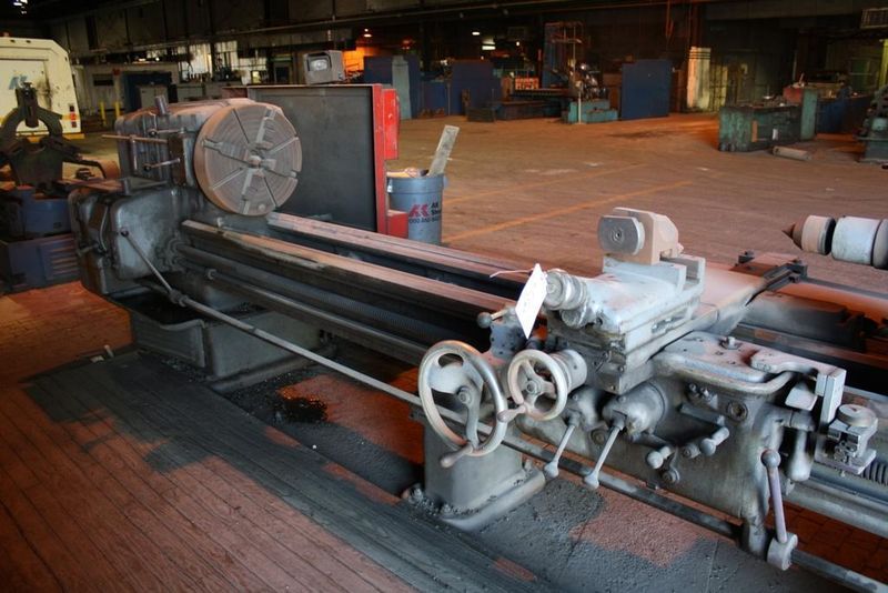 22" X 120" AMERICAN ENGINE LATHE: STOCK #65364