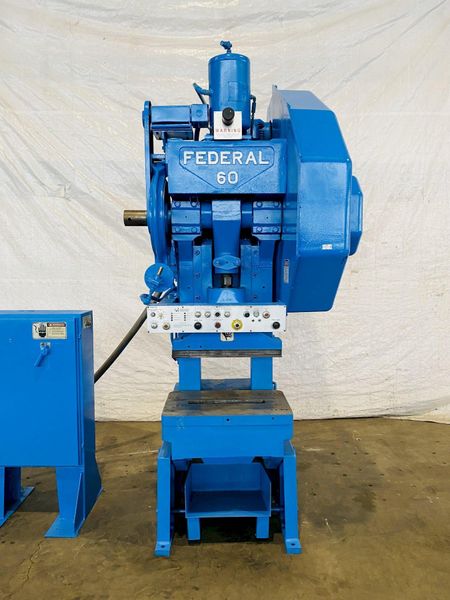 60 TON FEDERAL / PRECISION INDUSTRIES OBI PRESS, 3" STROKE: STOCK #14978