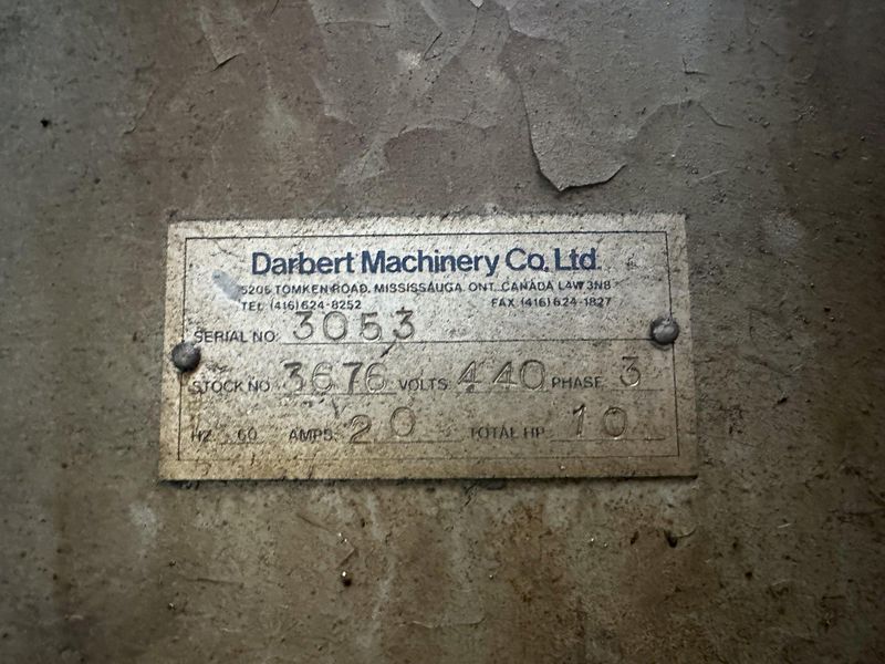 5' x 13" DARBERT MODEL #3676 RADIAL ARM DRILL: STOCK #20259