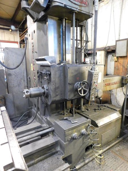 3.5" SHIBAURA/TOSHIBA #BFT-9 TABLE TYPE HORIZONTAL BORING MILL: STOCK #11278