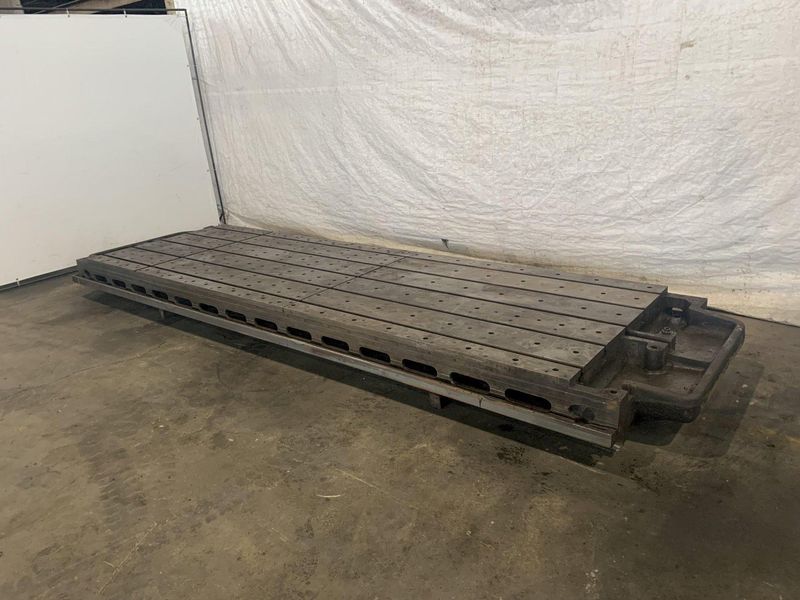 60" X 168" X 9" T-SLOTTED FLOOR PLATE: STOCK 17335