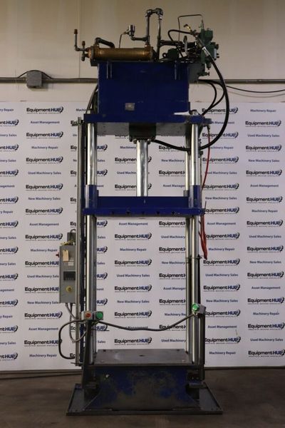 Hannifin F-31101 30 Ton 4 Post Hydraulic Press, Magnum Press Control Retrofit