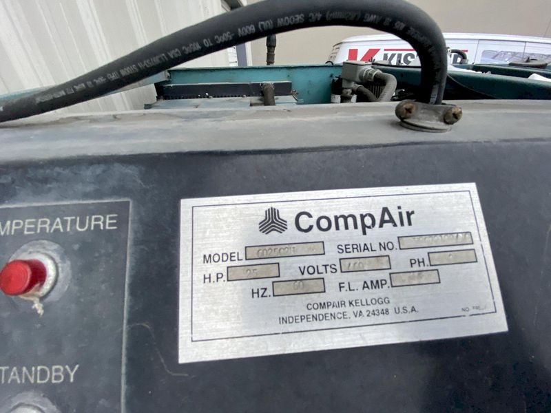 25 HP COMPAIR MODEL 6025C2II AIR COMPRESSOR: STOCK #14414
