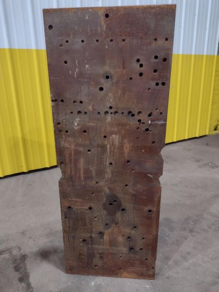 48" X 18" X 28" SET OF (2) CAST IRON ANGLE PLATES: STOCK #19368