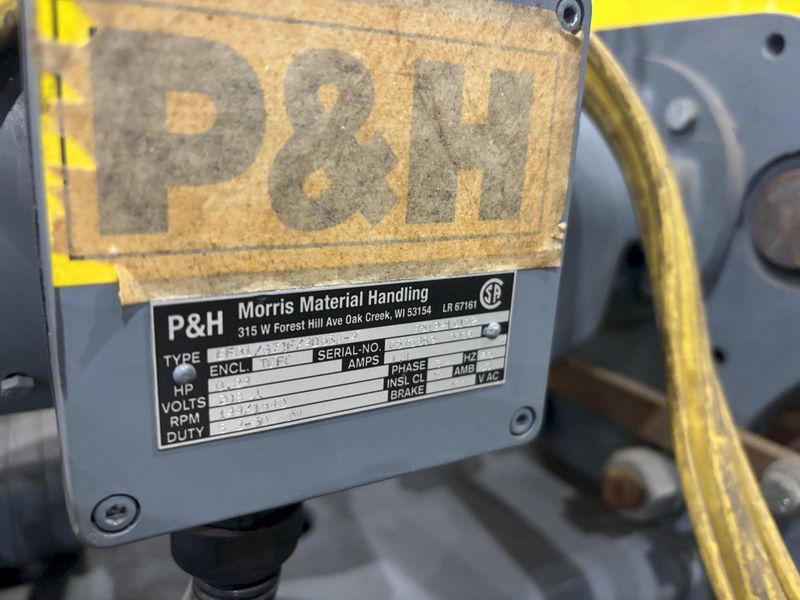 2 TON P&H "HEVI-LIFT SERIES M" POWERED CABLE HOIST WITH POWER TROLLEY: STOCK #17098