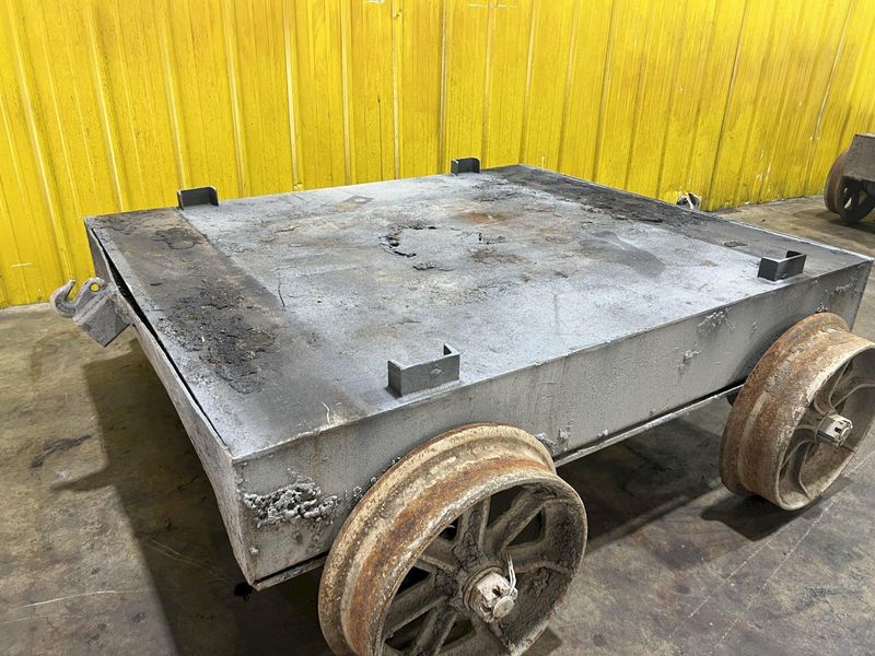 60" X 50" RAILROAD WORK DOLLY / TRANSFER CART: STOCK #17182