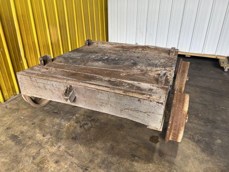 60" X 50" RAILROAD WORK DOLLY / TRANSFER CART: STOCK #17183