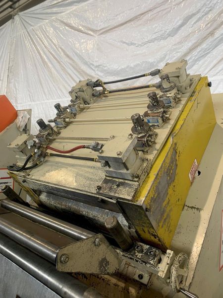 24" X .25" COE MODEL CPPS-PO-400-24 POWERED 7 ROLL COIL STRAIGHTENER: STOCK 18356