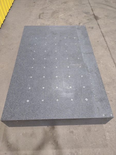 83.5" x 55" x 12.5" BLACK PRECISION GRANITE LAYOUT TABLE SURFACE PLATE: STOCK 19367