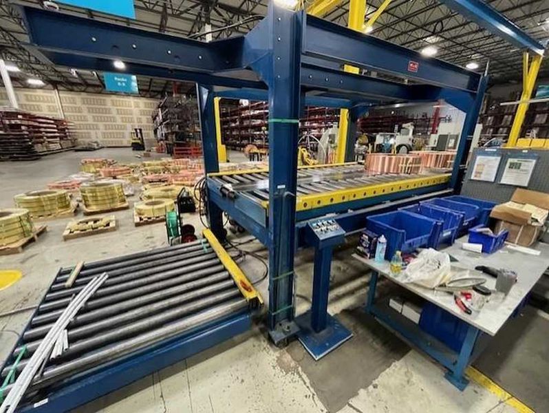 6,000# x 60" K&S Banding Line Stacker