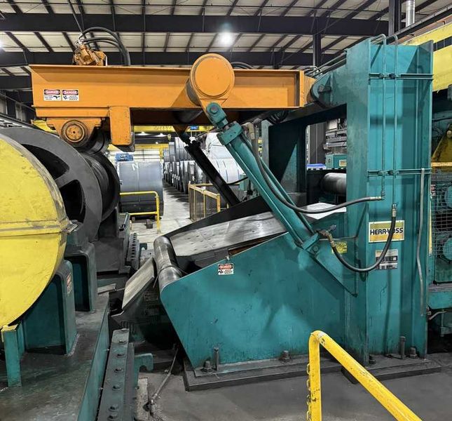 74" x 0.500" x 60,000# Herr Voss Cut To Length Line