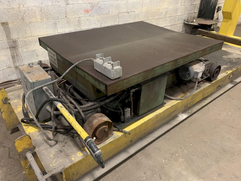 20,000 LB 10 TON AMERICAN TORKLIFT TRAVERSING & ELEVATING HYDRAULIC COIL CAR: STOCK #12127