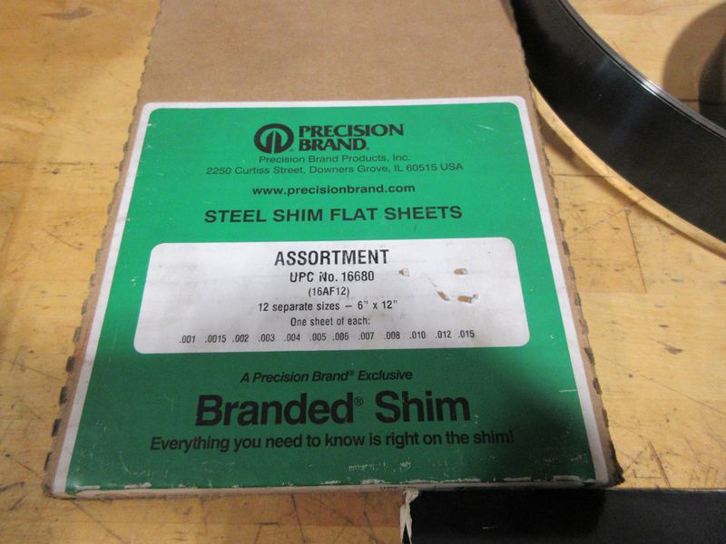 Shims Stock Assorted- Auction Item