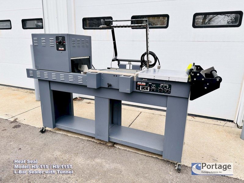 HEAT SEAL Model: HS-115 & HS-115T  ||  Combination L-Bar Sealer & Heat Tunnel