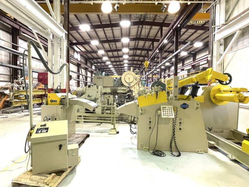 COE Press 15,000 lbs x 24" Wide Servo Coil Feed Line