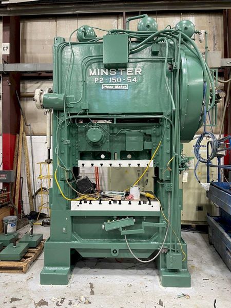 150 ton Minster P2-150-54 Piece-Maker Highspeed Mechanical Metal Stamping Press
