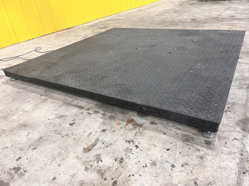 10,000 LB 60" X 60" PENNSYLVANIA MODEL #6600 DRO FLOOR SCALE: STOCK #20799