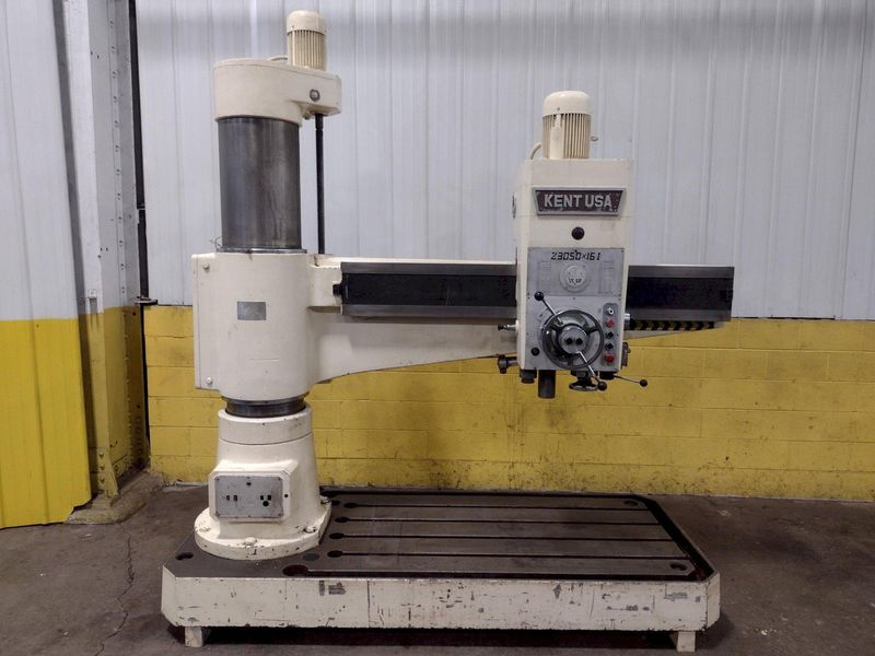 5' x 13" KENT MODEL #KRD3050 RADIAL DRILL: STOCK #17884