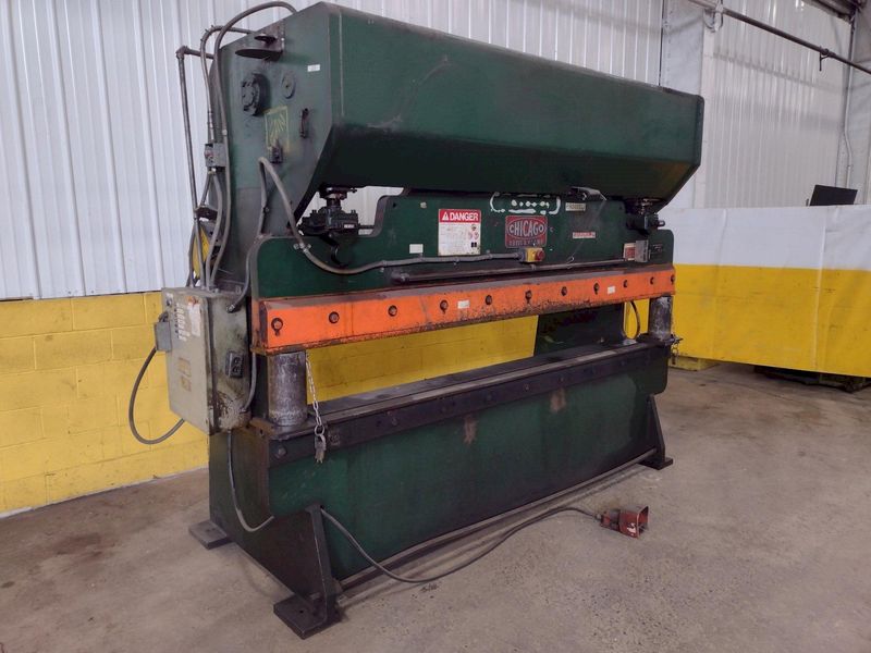 90 TON X 10' CHICAGO D&K MODEL #810-L MECHANICAL BRAKE WITH AIR CLUTCH: STOCK 16343