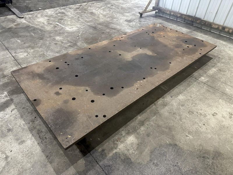 114" X 51" X 7" HIGH STEEL LAYOUT RISER PLATE: STOCK #23182