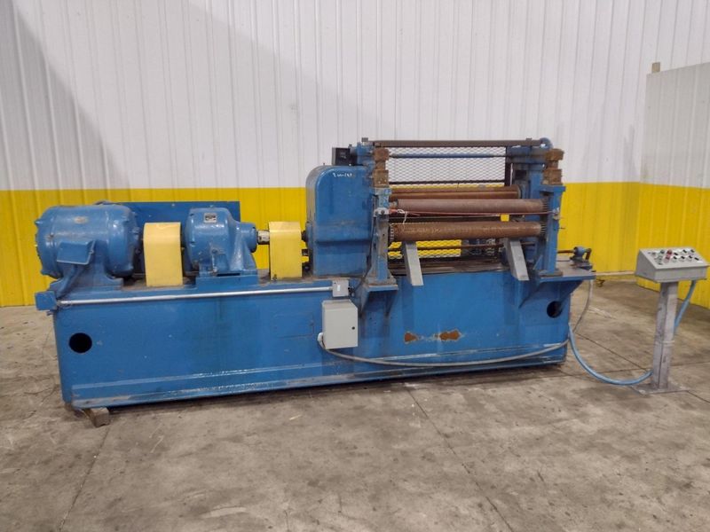 36” WIDE YODER SLITTING HEAD WITH POWERED FEED ROLLS: STOCK  #22951