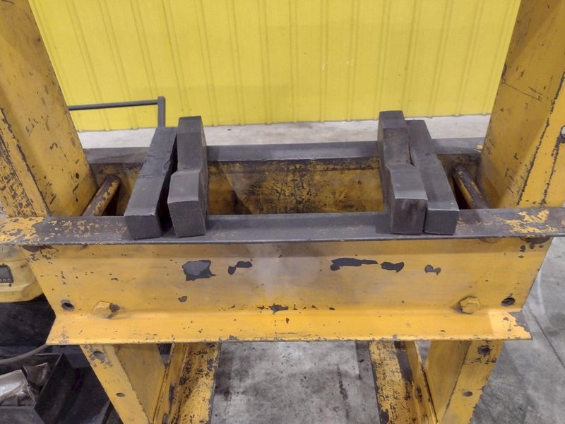 50 TON ENERPAC HYDRAULIC H-FRAME PRESS: STOCK #22364