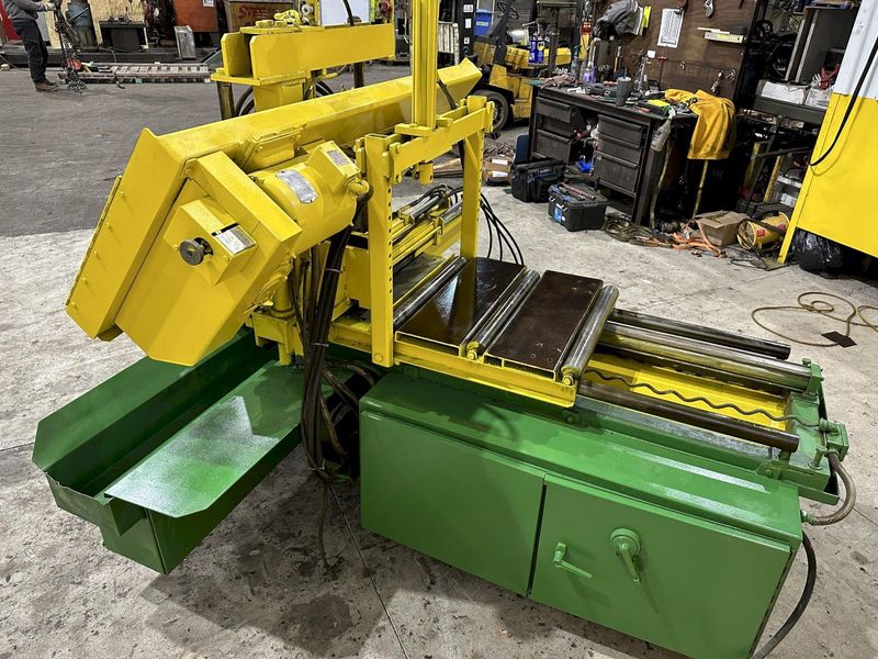 10" X 17" WF WELLS MODEL #W-10-2U AUTOMATIC HORIZONTAL DUAL POST BAND SAW: STOCK #21759