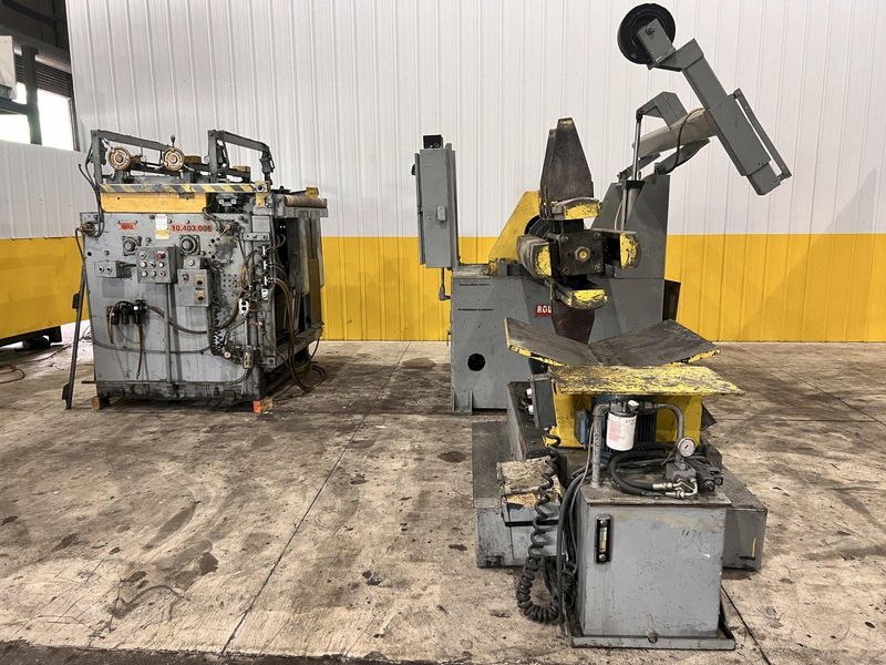 40” X 12,000 LBS X .110” ROWE COIL REEL, CAR, & STRAIGHTENER FEED LINE: STOCK #  21624