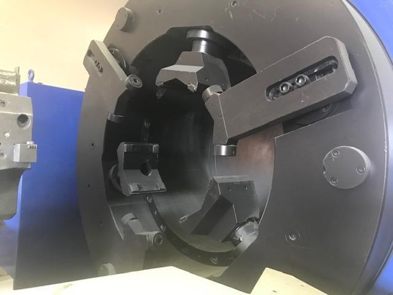 CRI Dan 24" Bore CNC Hollow Spindle Oil Country Lathe, model HT24 CNC, Fanuc, F-R chucks